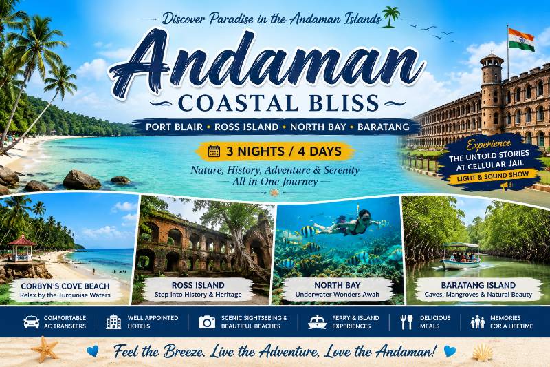 Andaman Coastal Bliss- 3N 4D